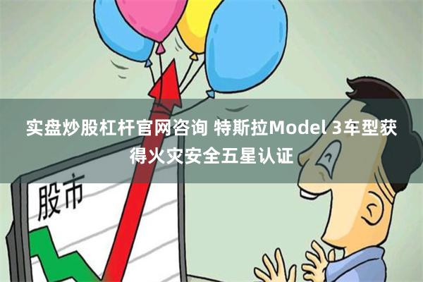 实盘炒股杠杆官网咨询 特斯拉Model 3车型获得火灾安全五星认证