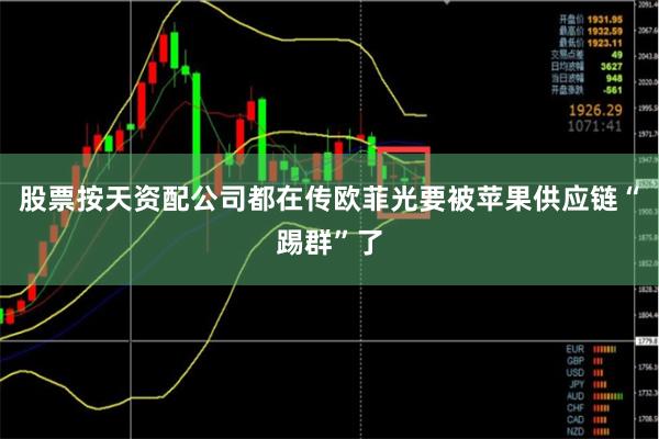 股票按天资配公司都在传欧菲光要被苹果供应链“踢群”了