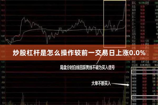 炒股杠杆是怎么操作较前一交易日上涨0.0%